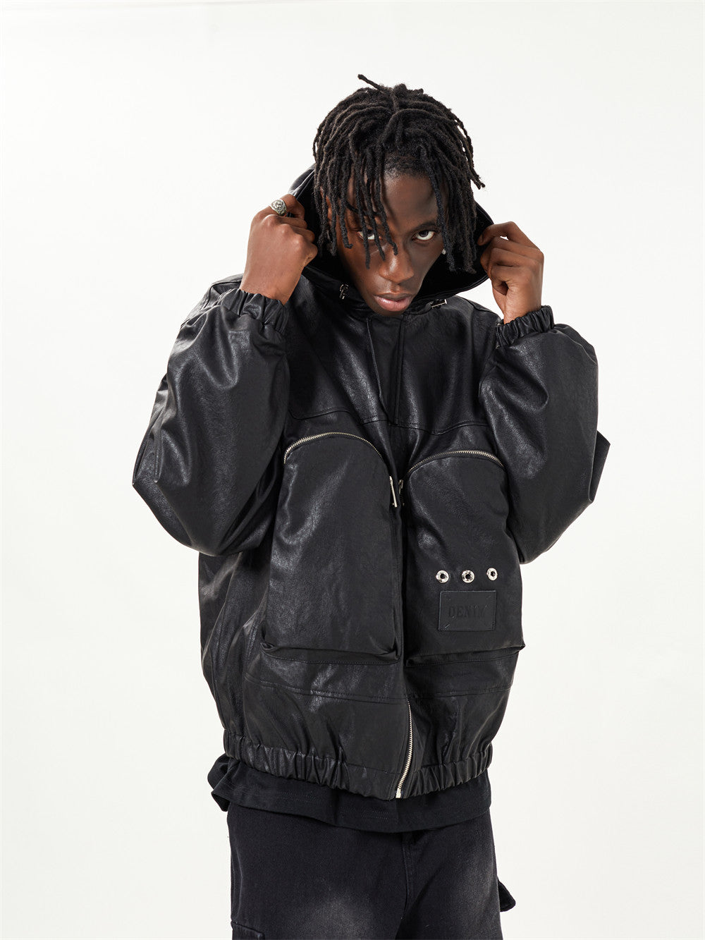 Black Oversized Dark Jacket