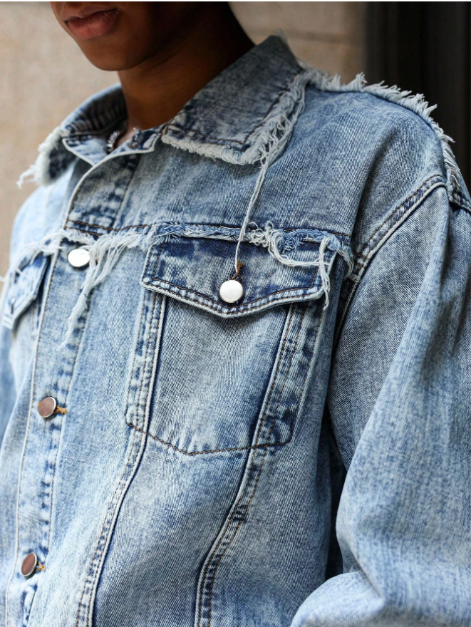 Brook Story — Oversized Denim Denim Jacket