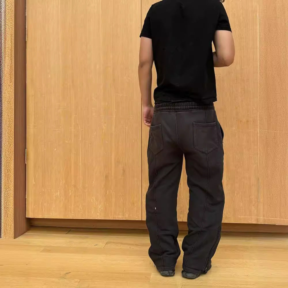 Harbor Edit — Black Cropped Sweatpants