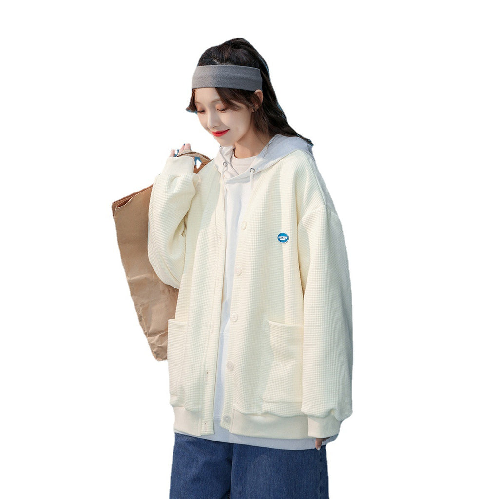 Cardigan college jacket Streetwear Fashion