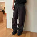 Harbor Edit — Black Cropped Sweatpants