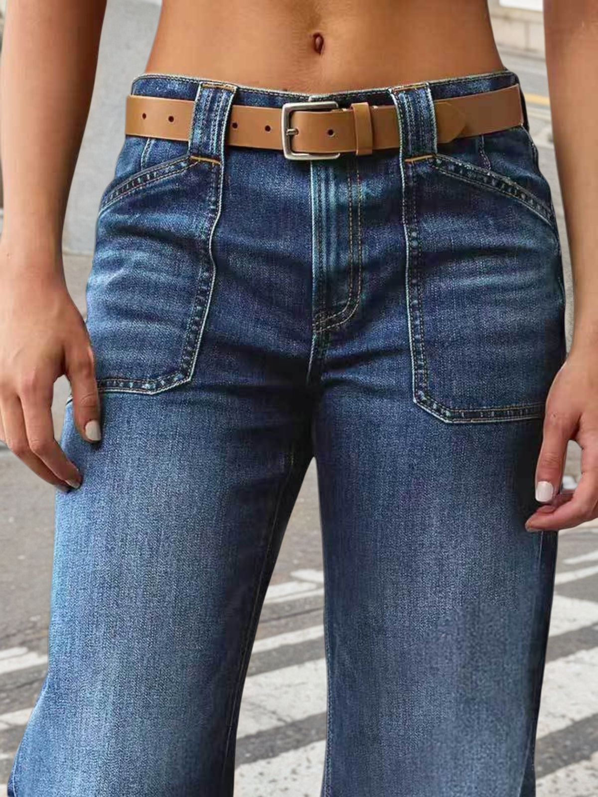 Low Rise Jeans Streetwear Fashion