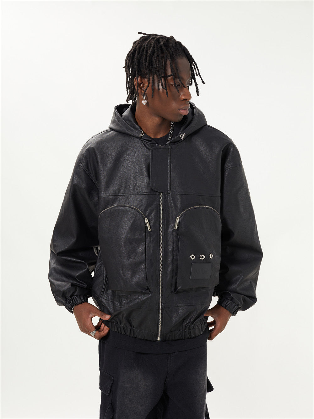 Black Oversized Dark Jacket