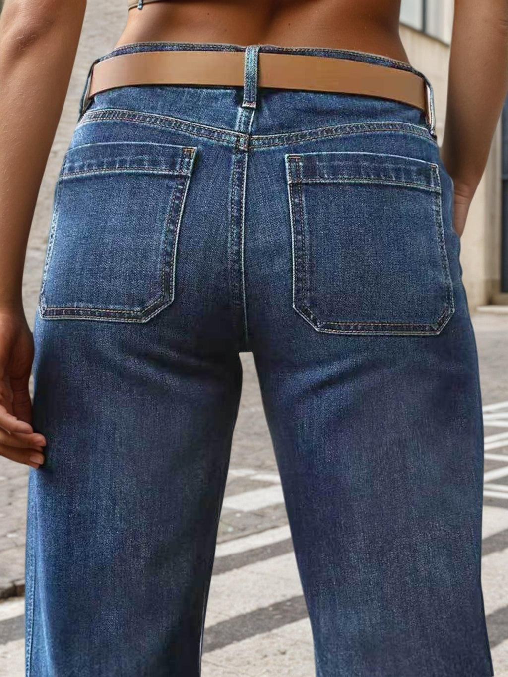 Low Rise Jeans Streetwear Fashion